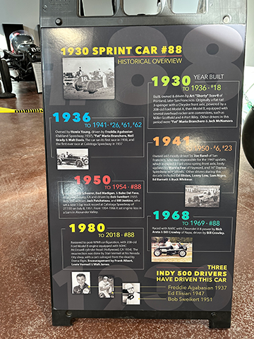 Racing History, #88, Big Sprint Car
